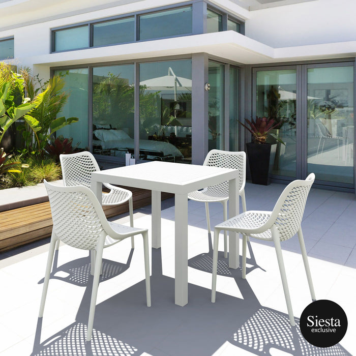 Ares Outdoor Table Setting with Air Chair