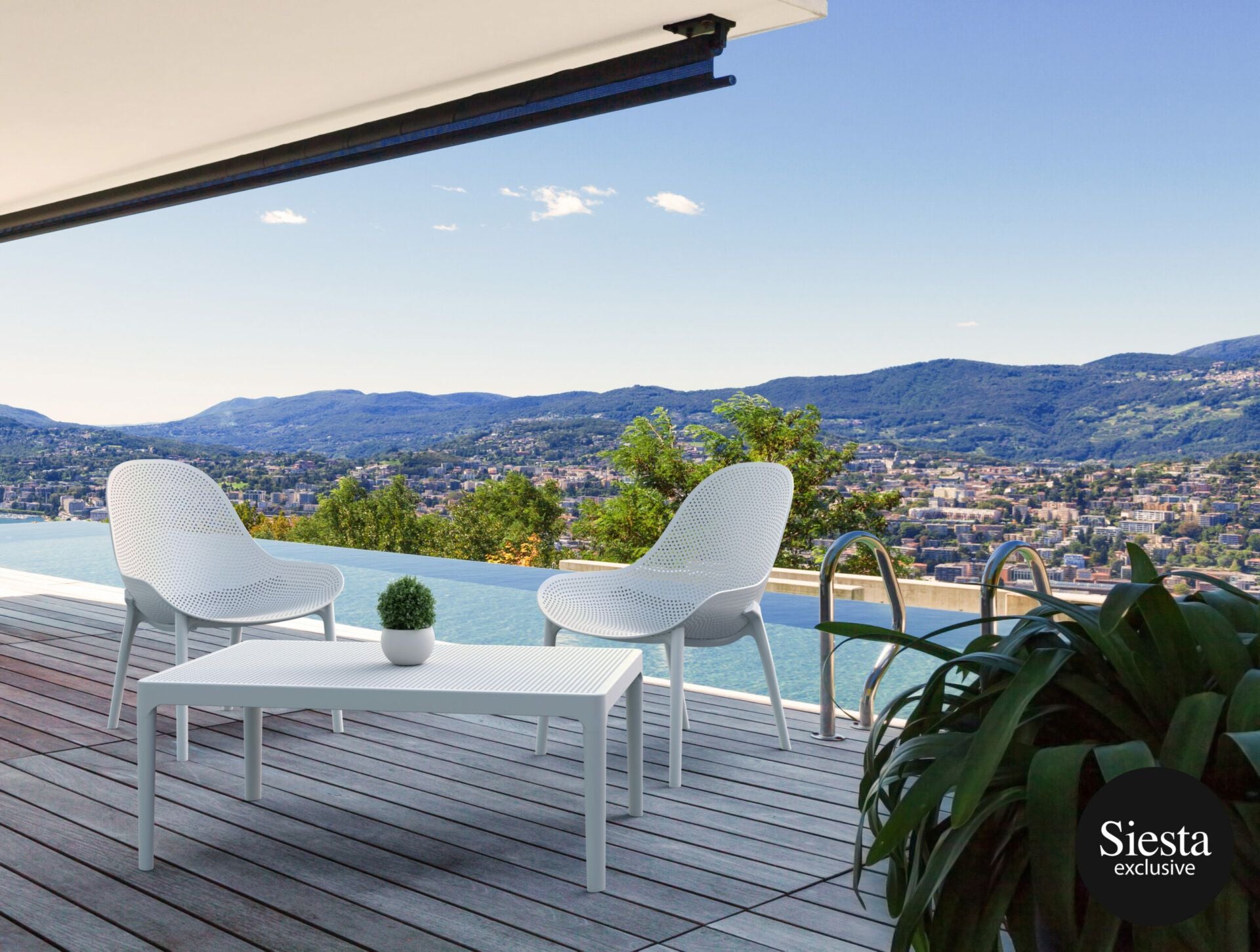 Sky Outdoor Comfort Lounge 3 Piece Set