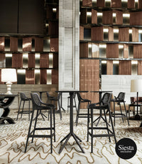 Sky Bar Table 3 Piece Set with Air 75 Barstools