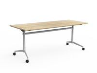 Uni Flip Top Table - White Frame