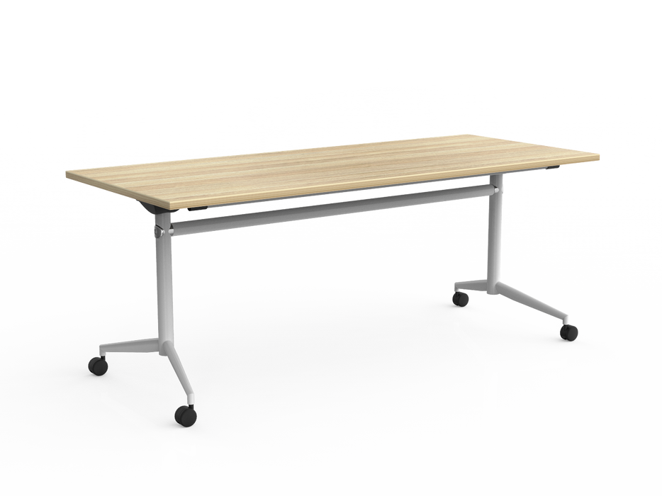 Uni Flip Top Table - White Frame