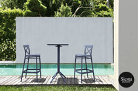 Sky Bar Table 3 Piece Set with Cross 75 Barstools