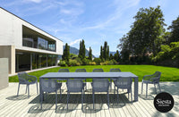 Vegas 10 Seater Dining Set with Air XL Armchair