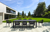 Vegas 8 Seater Dining Set with Air XL Armchair