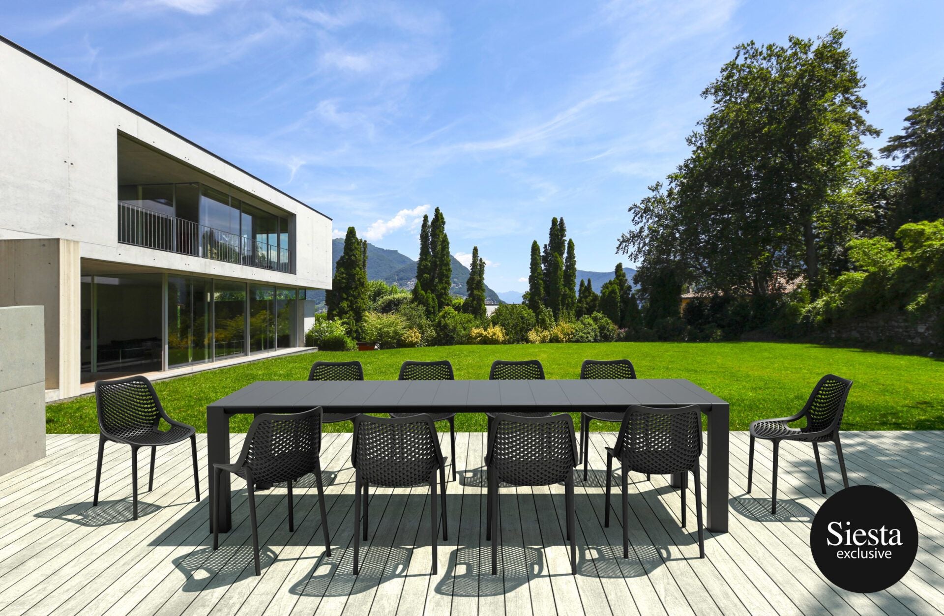 Vegas 10 Seater Dining Set with Air Chair