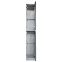 ABS Plastic Lockers 2 Door Single Bank