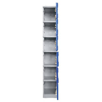 ABS Plastic Lockers 6 Doors Single Bank