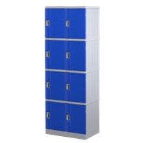 Steelco ABS Plastic Lockers 4 Door Double Bank