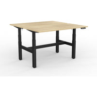 Agile+ Electric Height Adjustable 2 Person Double Sided Workstation