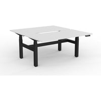 Agile+ Electric Height Adjustable 2 Person Double Sided Workstation