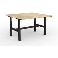 Agile+ Electric Height Adjustable 2 Person Double Sided Workstation
