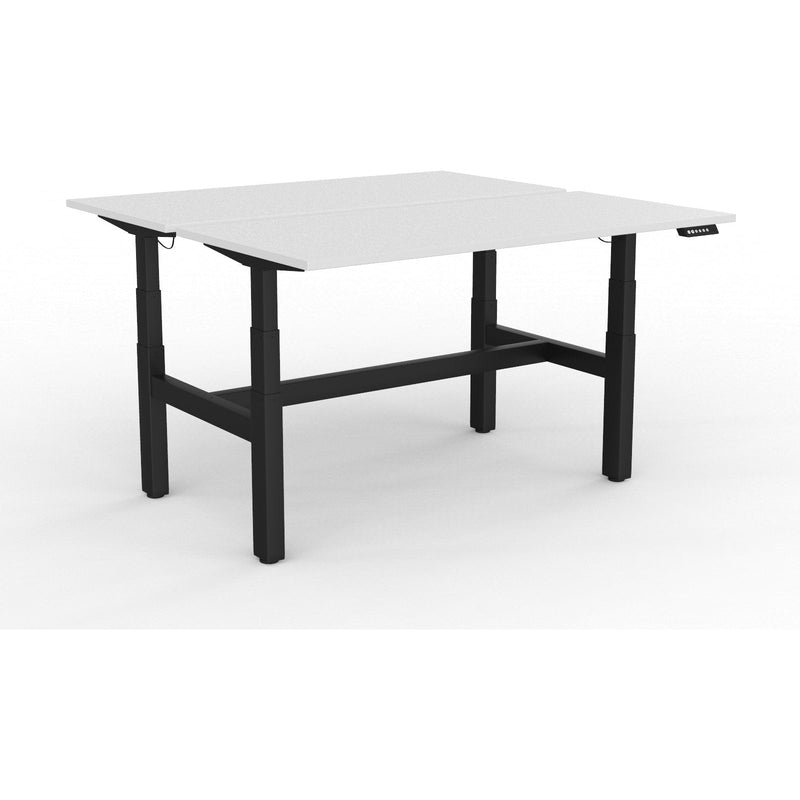 Agile+ Electric Height Adjustable 2 Person Double Sided Workstation
