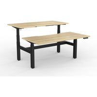 Agile+ Electric Height Adjustable 2 Person Double Sided Workstation