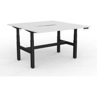 Agile+ Electric Height Adjustable 2 Person Double Sided Workstation