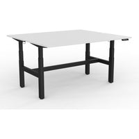Agile+ Electric Height Adjustable 2 Person Double Sided Workstation