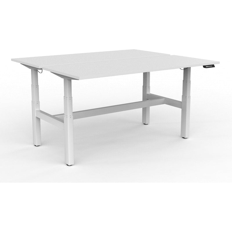Agile+ Electric Height Adjustable 2 Person Double Sided Workstation