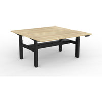 Agile+ Electric Height Adjustable 2 Person Double Sided Workstation