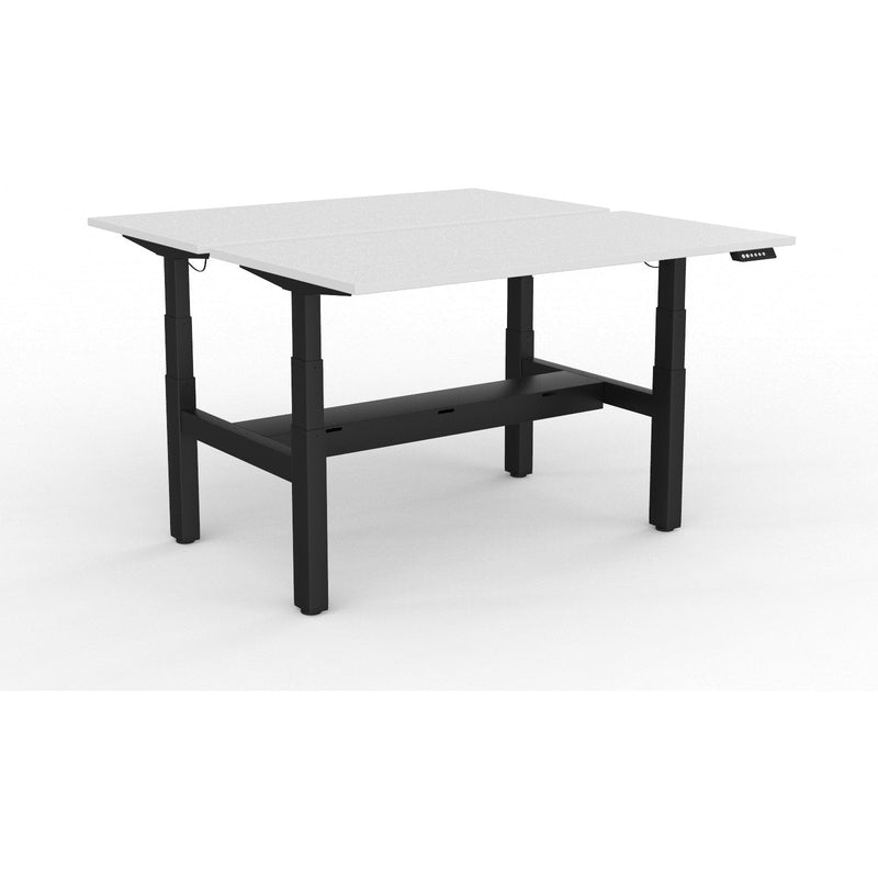 Agile+ Electric Height Adjustable 2 Person Double Sided Workstation