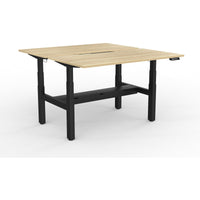 Agile+ Electric Height Adjustable 2 Person Double Sided Workstation