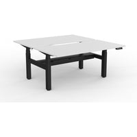 Agile+ Electric Height Adjustable 2 Person Double Sided Workstation