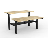 Agile+ Electric Height Adjustable 2 Person Double Sided Workstation