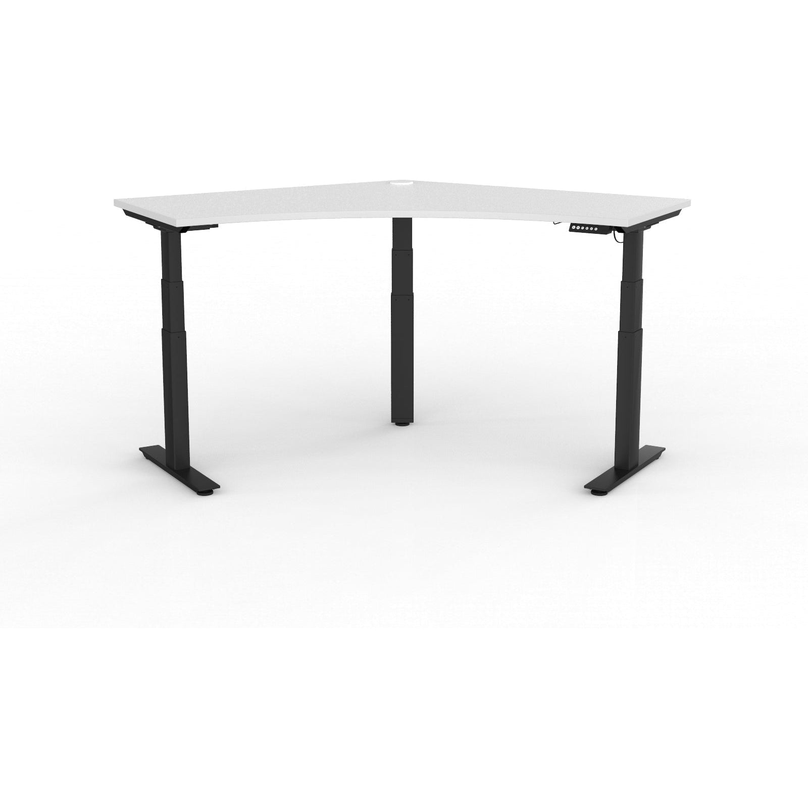 Agile+ Electric Height Adjustable 120 Degree Workstation