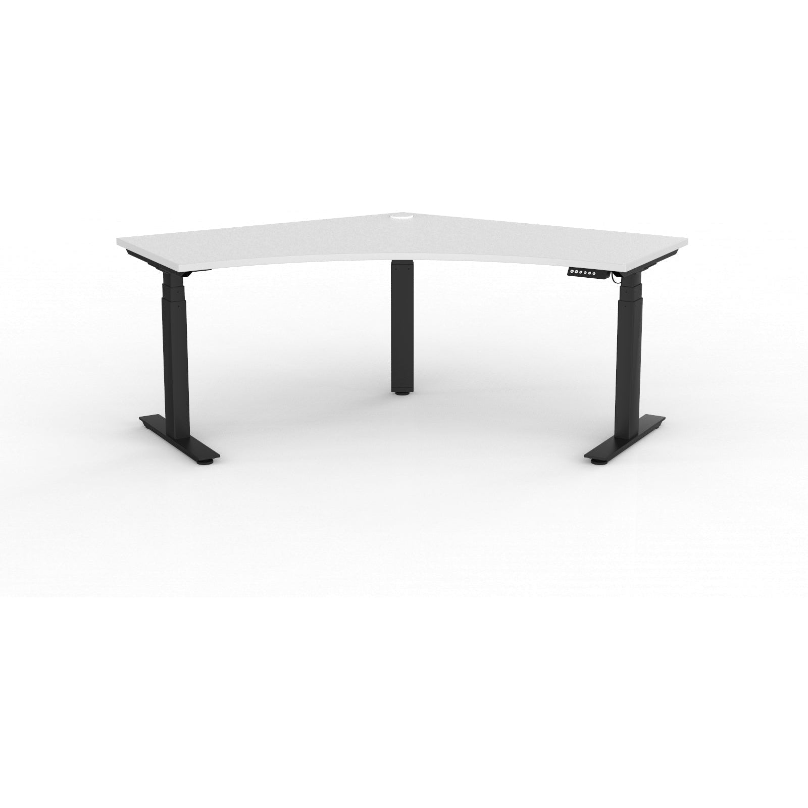 Agile+ Electric Height Adjustable 120 Degree Workstation
