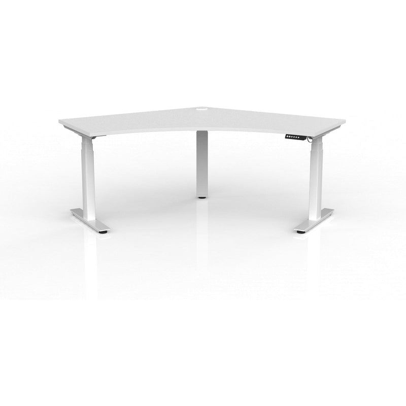 Agile+ Electric Height Adjustable 120 Degree Workstation