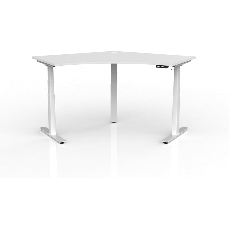 Agile+ Electric Height Adjustable 120 Degree Workstation