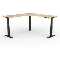 Agile+ Electric Height Adjustable Corner Workstation