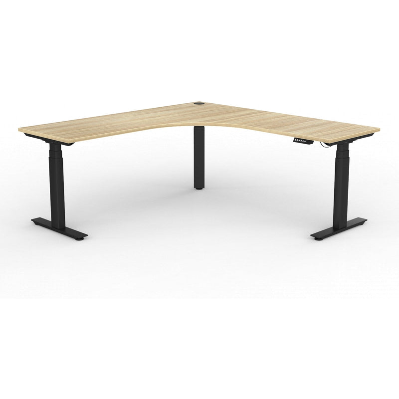 Agile+ Electric Height Adjustable Corner Workstation