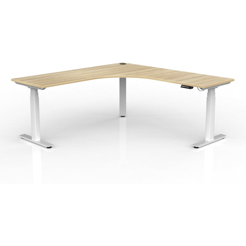 Agile+ Electric Height Adjustable Corner Workstation