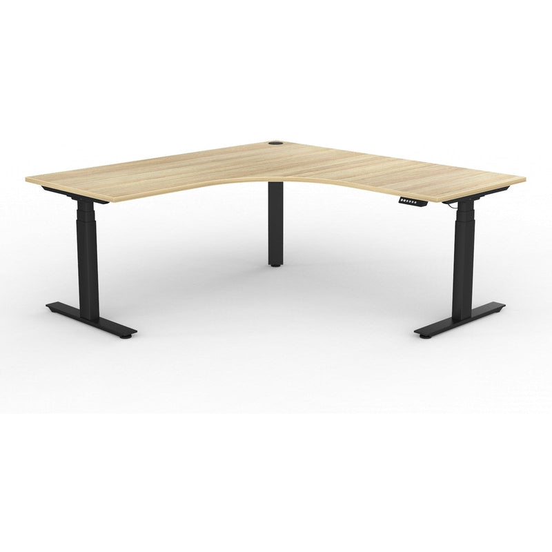 Agile+ Electric Height Adjustable Corner Workstation