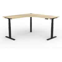 Agile+ Electric Height Adjustable Corner Workstation