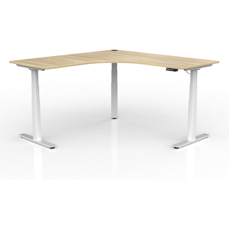 Agile+ Electric Height Adjustable Corner Workstation