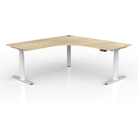 Agile+ Electric Height Adjustable Corner Workstation