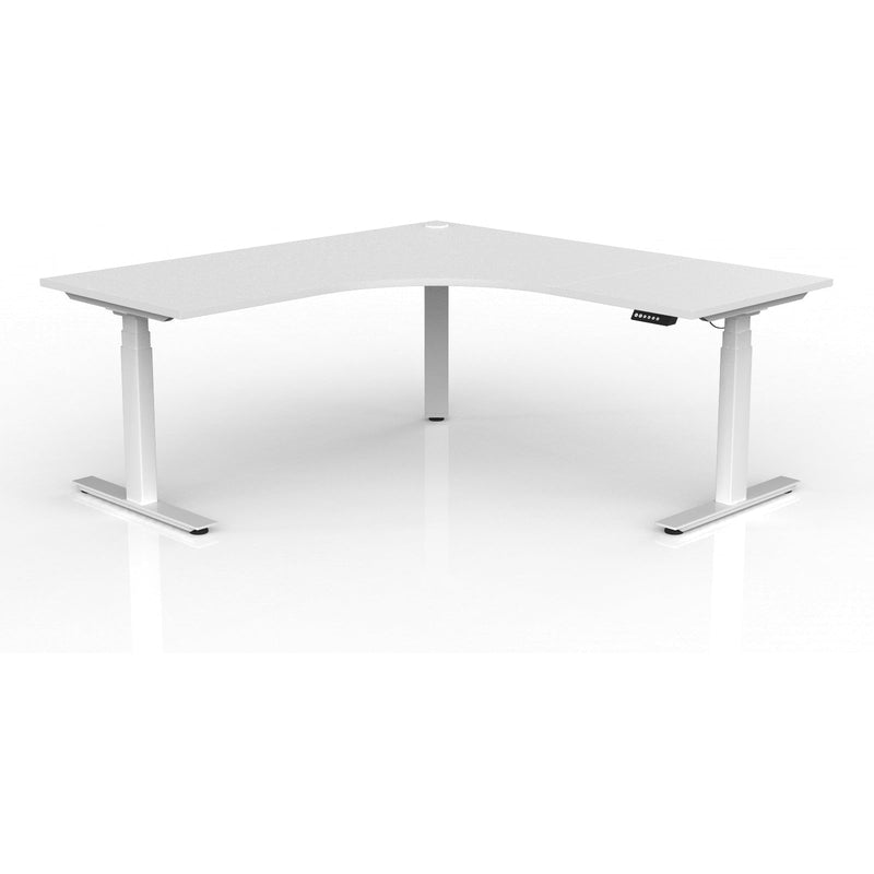 Agile+ Electric Height Adjustable Corner Workstation