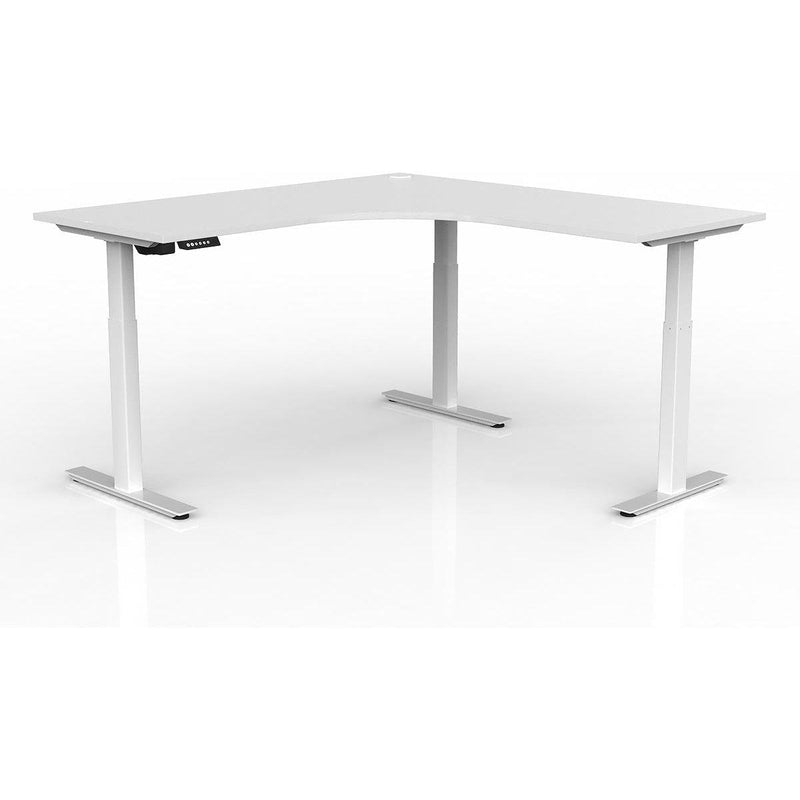 Agile Electric 2-Column 90° Workstation - Right Hand Workstation Return