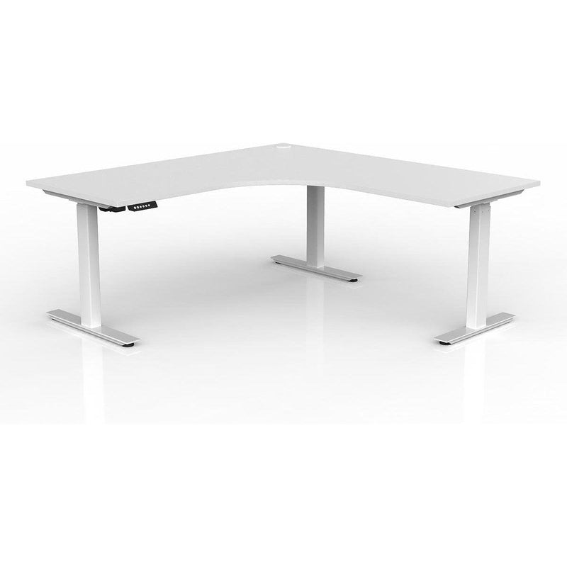 Agile Electric 2-Column 90° Workstation - Right Hand Workstation Return