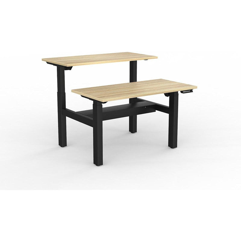 Agile 2-Column Electric Shared Desk - Cable Tray