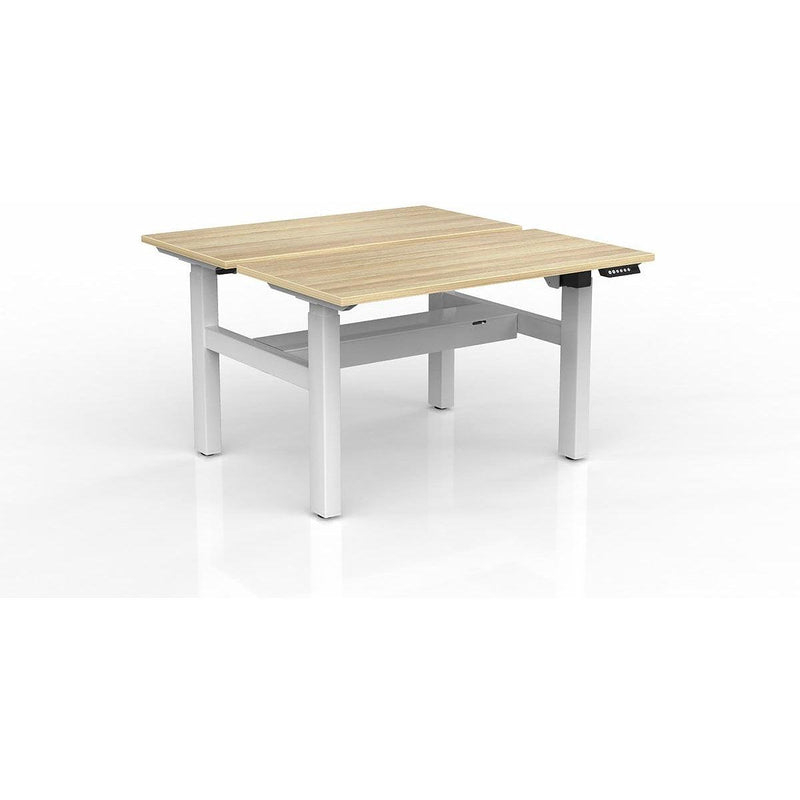 Agile 2-Column Electric Shared Desk - Cable Tray