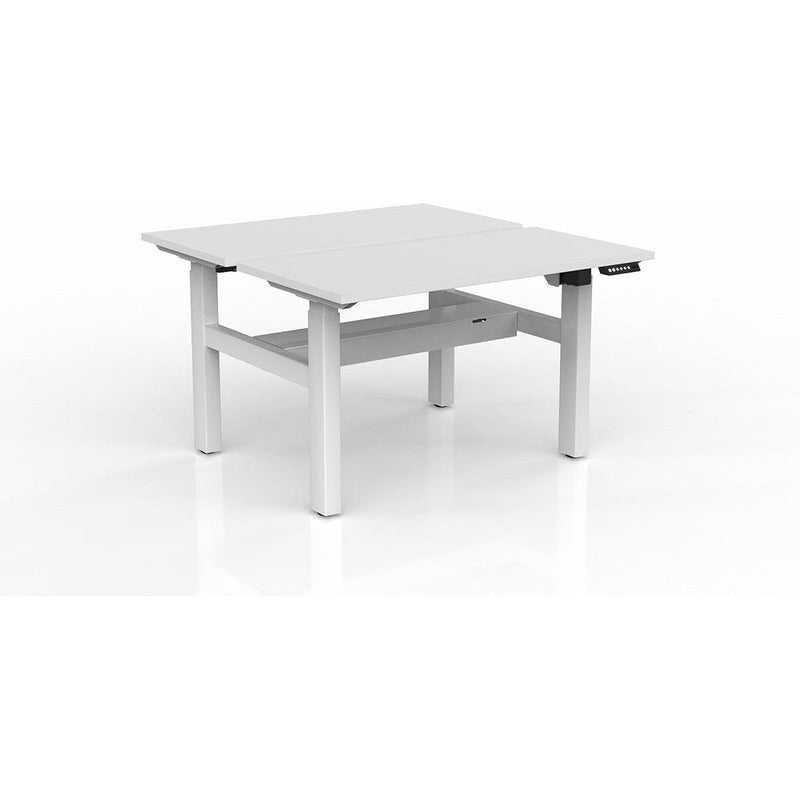 Agile 2-Column Electric Shared Desk - Cable Tray