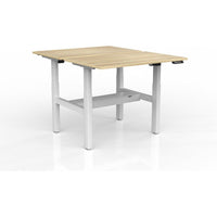 Agile 2-Column Electric Shared Desk - Cable Tray