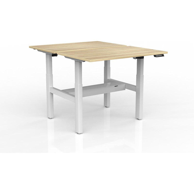 Agile 2-Column Electric Shared Desk - Cable Tray