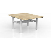 Agile 2-Column Electric Shared Desk - Cable Tray