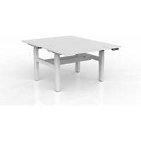 Agile 2-Column Electric Shared Desk - Cable Tray