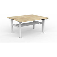 Agile 2-Column Electric Shared Desk - Cable Tray