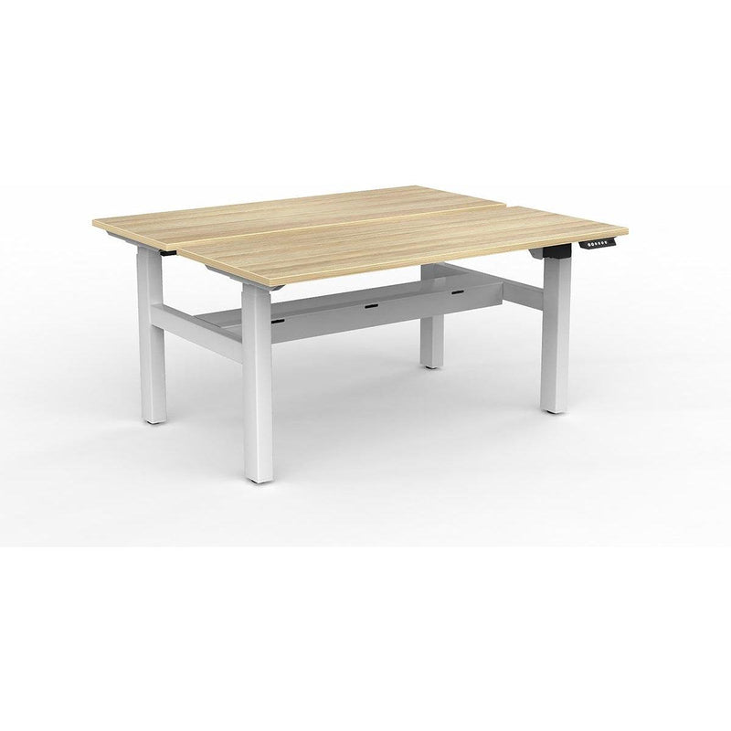 Agile 2-Column Electric Shared Desk - Cable Tray