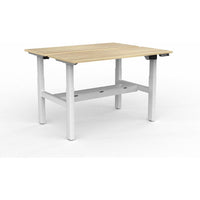 Agile 2-Column Electric Shared Desk - Cable Tray