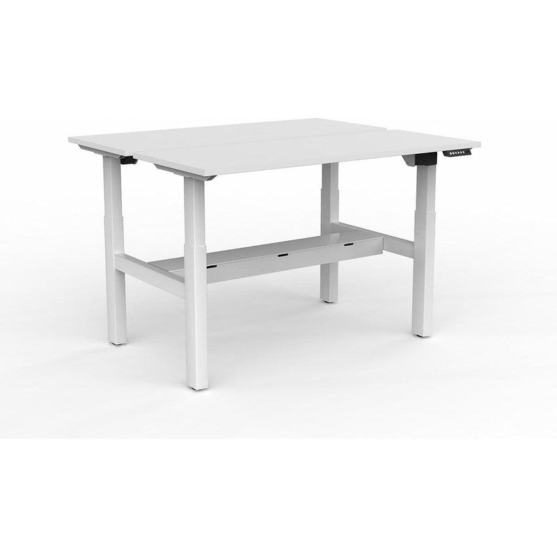 Agile 2-Column Electric Shared Desk - Cable Tray